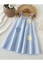 Rochie, Albastru/Alb - 7