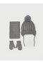 A Pom-Pom Men's Baby Scarf, Hat, and Glove Set for Fashion-Conscious Parents from UZG STORE