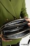 Black and Tan Women's Shoulder Bag with 5 Compartments, Suitable for Everyday Use, 23CM x 14CM, 4090-GD GZD - 2