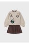 Girl's Set 2 Pieces Brown - 7