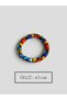 Handmade, Prison-Made Colorful Bracelet - Ethnic Patterned Beaded Bracelet INNER DIAMETER: 4.5 CM - 3