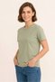 WOMEN'S BASIC Crew Neck Jersey Jersey Fabric - 6