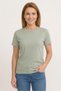 WOMEN'S BASIC Crew Neck Jersey Jersey Fabric - 2