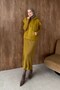 Sicily Hooded Two-Piece Set, Mustard - 2
