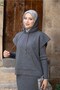 Sicilya top hooded two-piece set - grey - 2