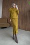 Sicily Hooded Two-Piece Set, Mustard - 4