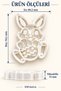 Cute Easter Bunny Themed Cookie Mold - 5