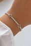 Series Full Stone Waterway Multi-Star Model Guaranteed Women's Steel Bracelet Silver Does Not Tarnish Color Does Not Fade