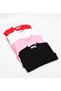 Girls' Corded Fabric Knit Long-Sleeve Bodysuit (Pack of 4)