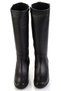 Ayakdaş 021-1 Stretch Genuine Leather Women's Boots Black - 5