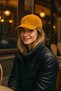 Saffron Suede Nubuck Women's Cap - 2
