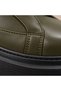Men's Khaki Vegan Leather Black Platform Sole Comfortable Casual Sneakers BT X24 - 4