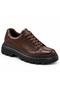 Men's Light Brown Vegan Leather Black platform sole comfortable casual shoes BT X24