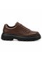 Men's Light Brown Vegan Leather Black platform sole comfortable casual shoes BT X24 - 2