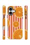 غطاء iPhone 16 Vorian مزدوج الطبقة مع حماية، لون Sunset Orange Grove - 2