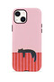 iPhone 15 Plus Vorian MagSafe Double-Layered Case - Lazy Cat Sunset