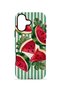 غطاء iPhone 16 Plus من Vorian مزدوج الطبقة مع حماية، بلون Watermelon Cabana - 4