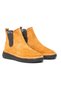 Genuine Leather Women's Chelsea Boots with Fur-Trimmed Design - 2