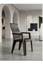 Durable and Practical Plastic Chair in Black - 2