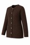 New Style Women's Mid-Age and Older Knit Button-Up Cardigan 2741 - 3
