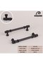 Şehzade Black 128 mm Handle—Luxury Country Kitchen Cabinet Drawer Handle - 3