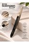 Straight-Tip Tweezers, Solingen Gold-Gray Tweezers with Straight Tips, No. 98