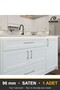 Delicate Handle - Luxury Country Kitchen Cabinet Drawer Handle, Satin Finish, 96 mm - 5
