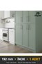 Best İnox 192 mm Handle Luxury Country Kitchen Furniture Cabinet Drawer Handle - 4