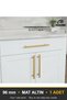 Best Mat Gold 96 mm Handle Luxury Country Kitchen Furniture Cabinet Drawer Handle - 7