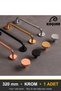 Efsun Chrome 320 mm Handle Luxury Country Kitchen Furniture Cabinet Drawer Handle - 8