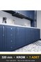 Efsun Chrome 320 mm Handle Luxury Country Kitchen Furniture Cabinet Drawer Handle - 6