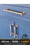 Zümra Rose 192 mm Handle - Luxury Country Kitchen Cabinet and Drawer Handle - 6