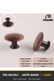 Mussel Antique Copper Button Handle Luxury Country Kitchen Furniture Cabinet Drawer Handle 35 mm Diameter - 4