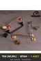 Efsun Black Button Handle Luxury Country Kitchen Furniture Cabinet Drawer Handle 30 mm Diameter - 7
