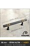 Esin Black Gold 96 mm Handle Luxury Country Kitchen Furniture Cabinet Drawer Handle - 5
