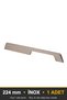 Ayla Modal Furniture Handle, 224 mm, Stainless Steel Kitchen Cabinet Drawer Handle
