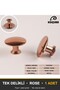 Mussel Rose Button Handle Luxury Country Kitchen Furniture Cabinet Drawer Handle 35 mm Diameter - 4