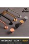 Efsun Gold Button Handle Luxury Country Kitchen Furniture Cabinet Drawer Handle 30 mm Diameter - 8