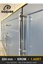 Şehzade Chrome 224 mm Handle—Luxury Country Kitchen Cabinet and Drawer Handle - 6