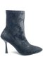Feles stretch sock boots heeled women's boots black - 2