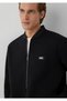 Black Sweatshirt with Zipper 0S20054-900