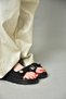 S267122004 Black Fabric Women's Sandals - 4