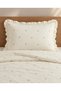 Marshmallow Ruffled Bedspread Set (Single / 180x240) PATTERN: CREAM - 8