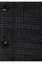 Wool Blend Checked Anthracite Shirt, Regular Fit / Standard Cut 0220366-A7307 - 7
