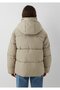 Water-Repellent Beige Puffer Coat with Hood 1110862-70360 - 5