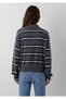Wool Blend Striped Polo Collar Sweater, Regular Fit / Standard Cut 1711026-91733 - 5