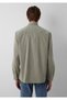 Tencel ™ ) Lyocell Blended Khaki Shirt Regular Fit / Normal Cut 0220415-71818 - 5
