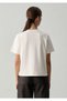 Ecru Basic T-Shirt Regular Fit / Normal Cut 1614220-82127 - 5
