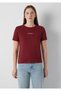 Logo Printed Red T-Shirt Slim Fit / Narrow Cut 1614201-85633 - 3