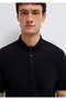 Black Polo T-Shirt with Pockets Regular Fit / Normal Cut 0613465-900 - 6